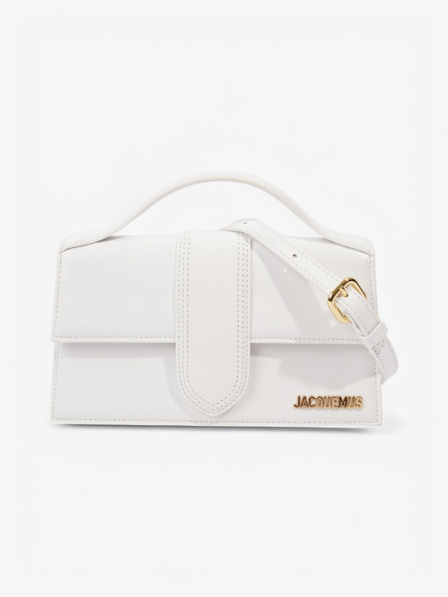 Jacquemus Le Bambino Long White Leather Image 1