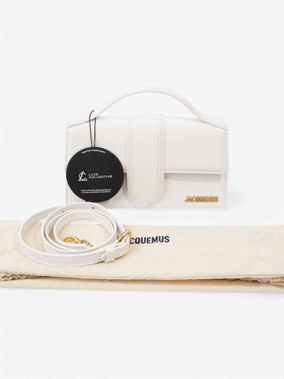 Jacquemus Le Bambino Long White Leather Image 10
