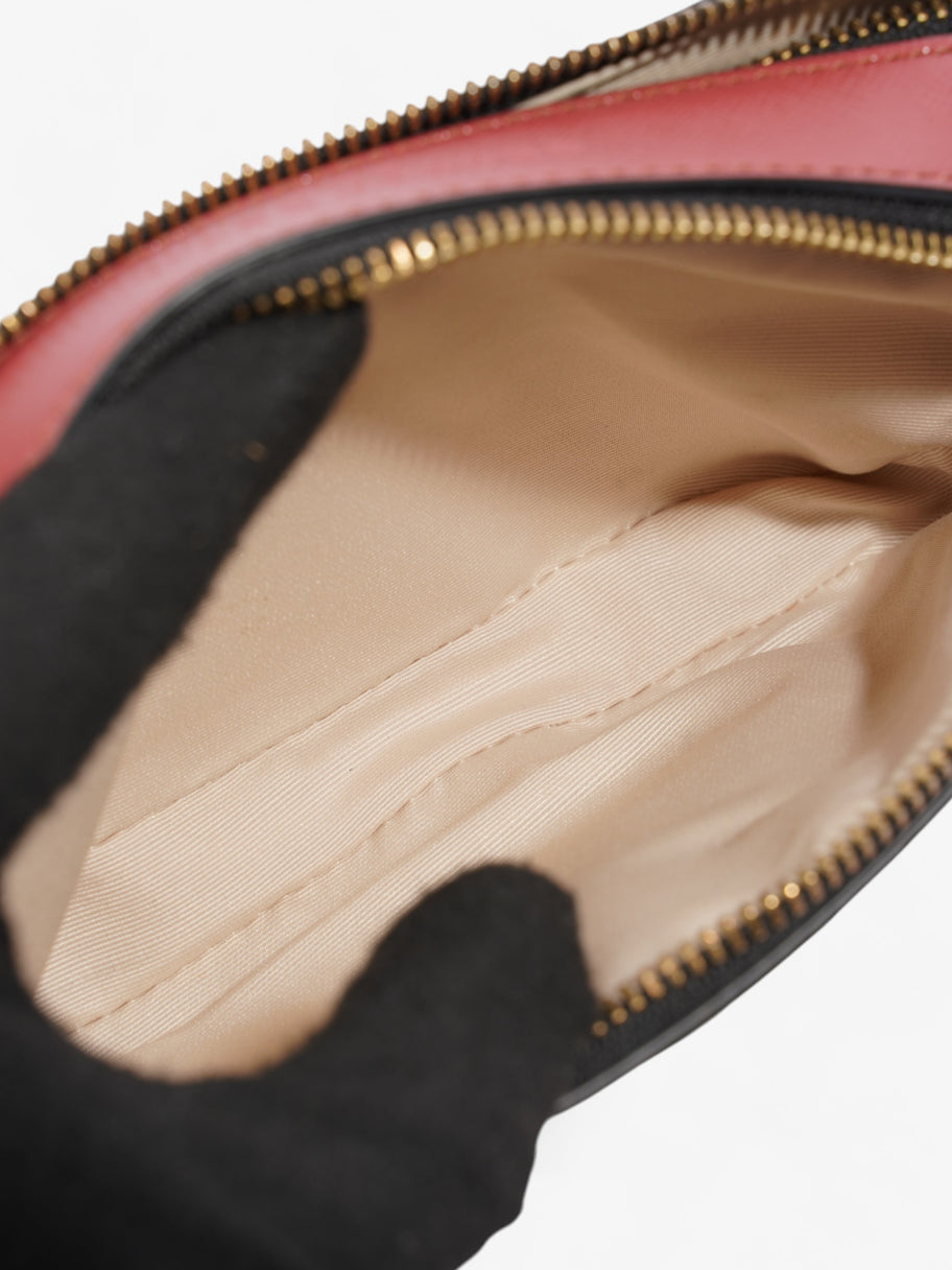 Marc Jacobs The Snapshot Bag Light Pink / Yellow / Dark Pink Leather Image 9