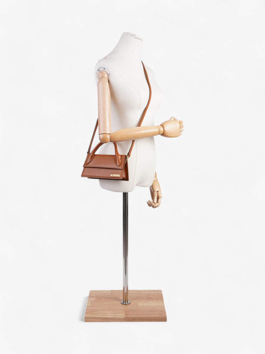 Jacquemus Le Chiquito Long Brown Leather Image 2