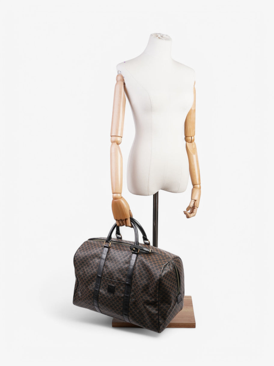 Celine Macadam Holdall Brown Coated Canvas 45 Image 2