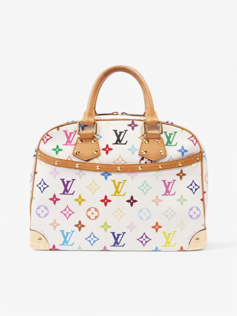 Louis Vuitton Louis Vuitton x Murakami Monogram Multicolor Trouville Bag White  / Multicolour Coated Canvas Image 1