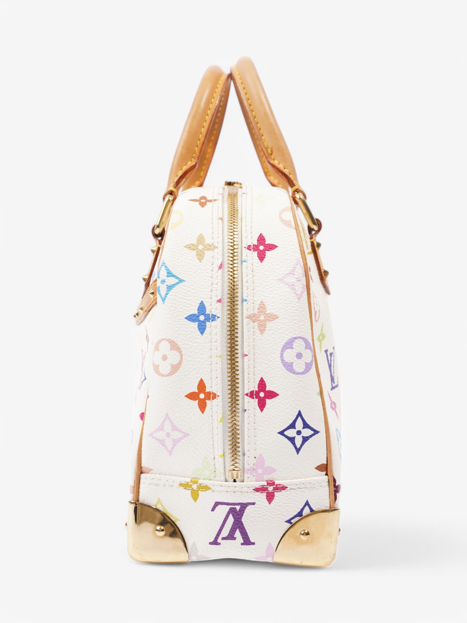 Louis Vuitton Louis Vuitton x Murakami Monogram Multicolor Trouville Bag White  / Multicolour Coated Canvas Image 3