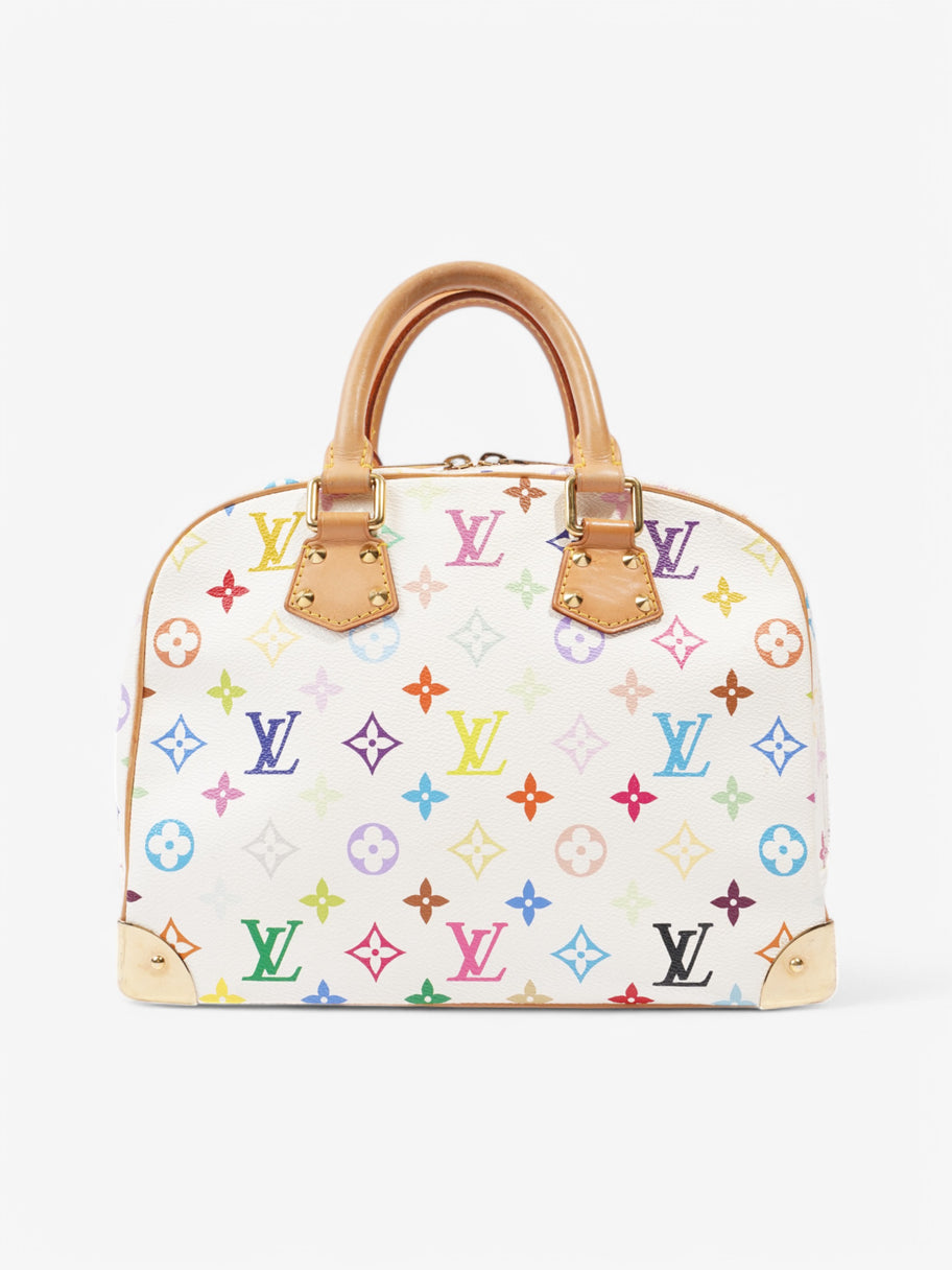Louis Vuitton Louis Vuitton x Murakami Monogram Multicolor Trouville Bag White  / Multicolour Coated Canvas Image 4