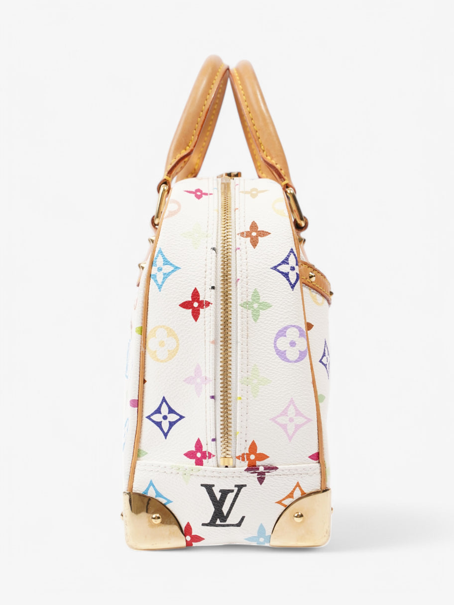 Louis Vuitton Louis Vuitton x Murakami Monogram Multicolor Trouville Bag White  / Multicolour Coated Canvas Image 5