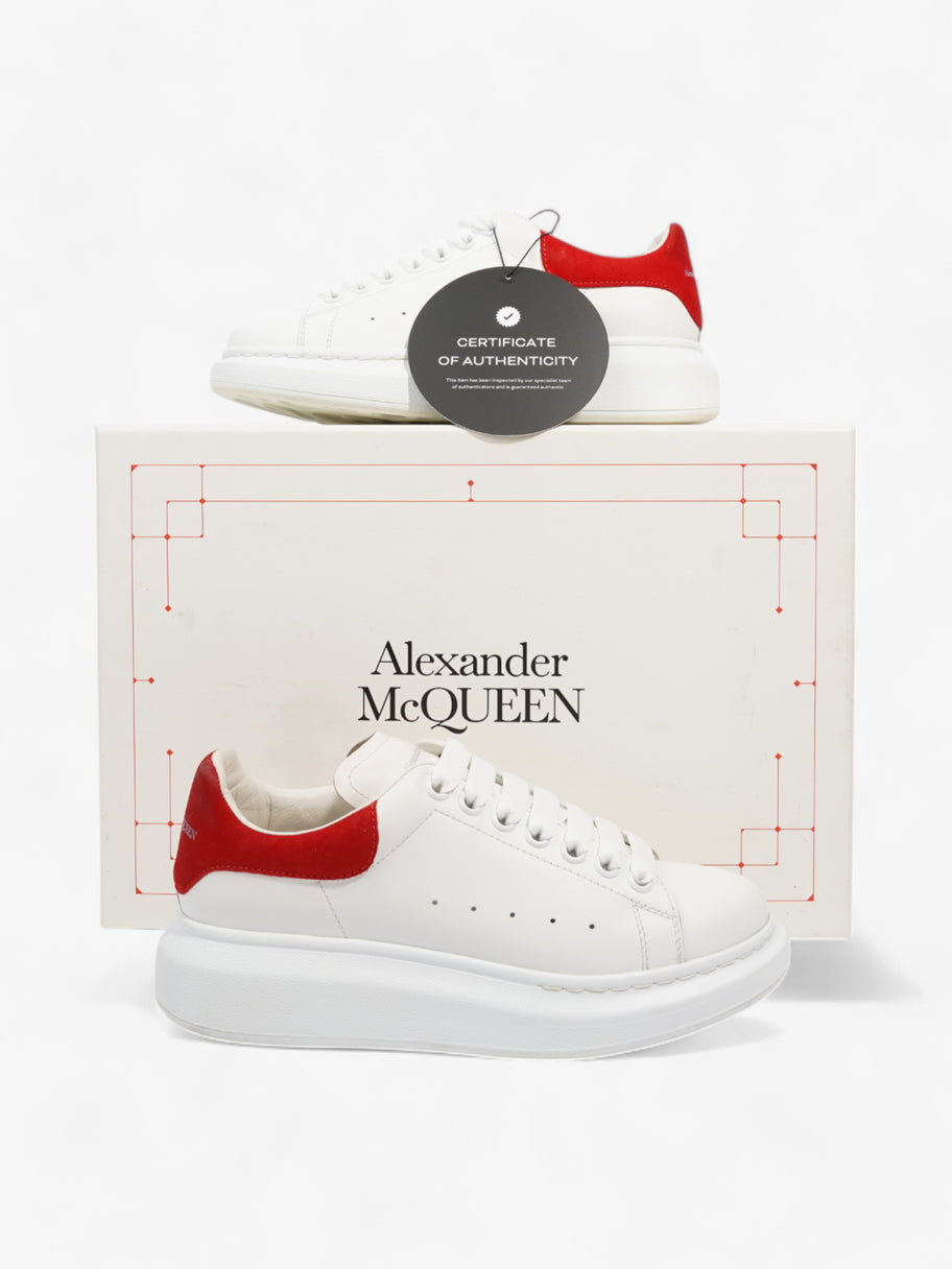 Alexander McQueen Oversized Sneaker White / Red Tab Leather EU 37 UK 4 Image 10
