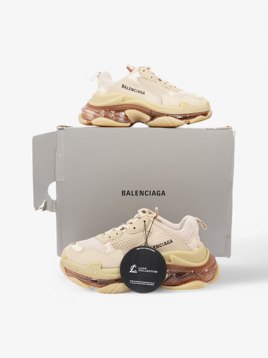 Balenciaga Triple S Clear Sole Beige  Mesh EU 37 UK 4 Image 10