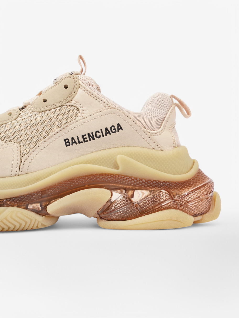 Balenciaga Triple S Clear Sole Beige  Mesh EU 37 UK 4 Image 9