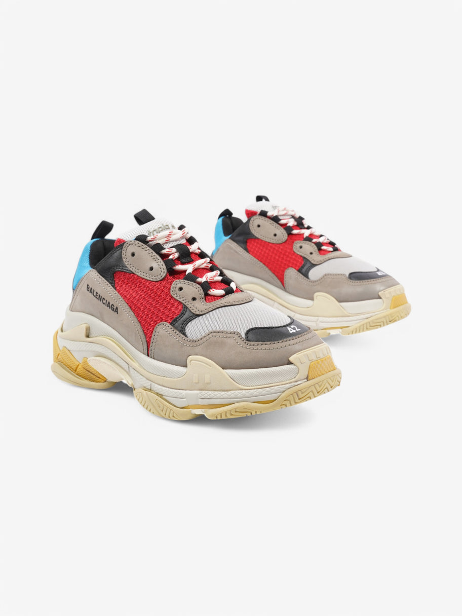 Balenciaga Triple S Grey / Red / Blue Mesh EU 42 UK 8 Image 2