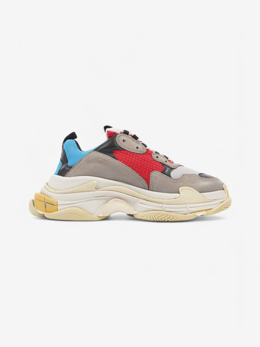 Balenciaga Triple S Grey / Red / Blue Mesh EU 42 UK 8 Image 4