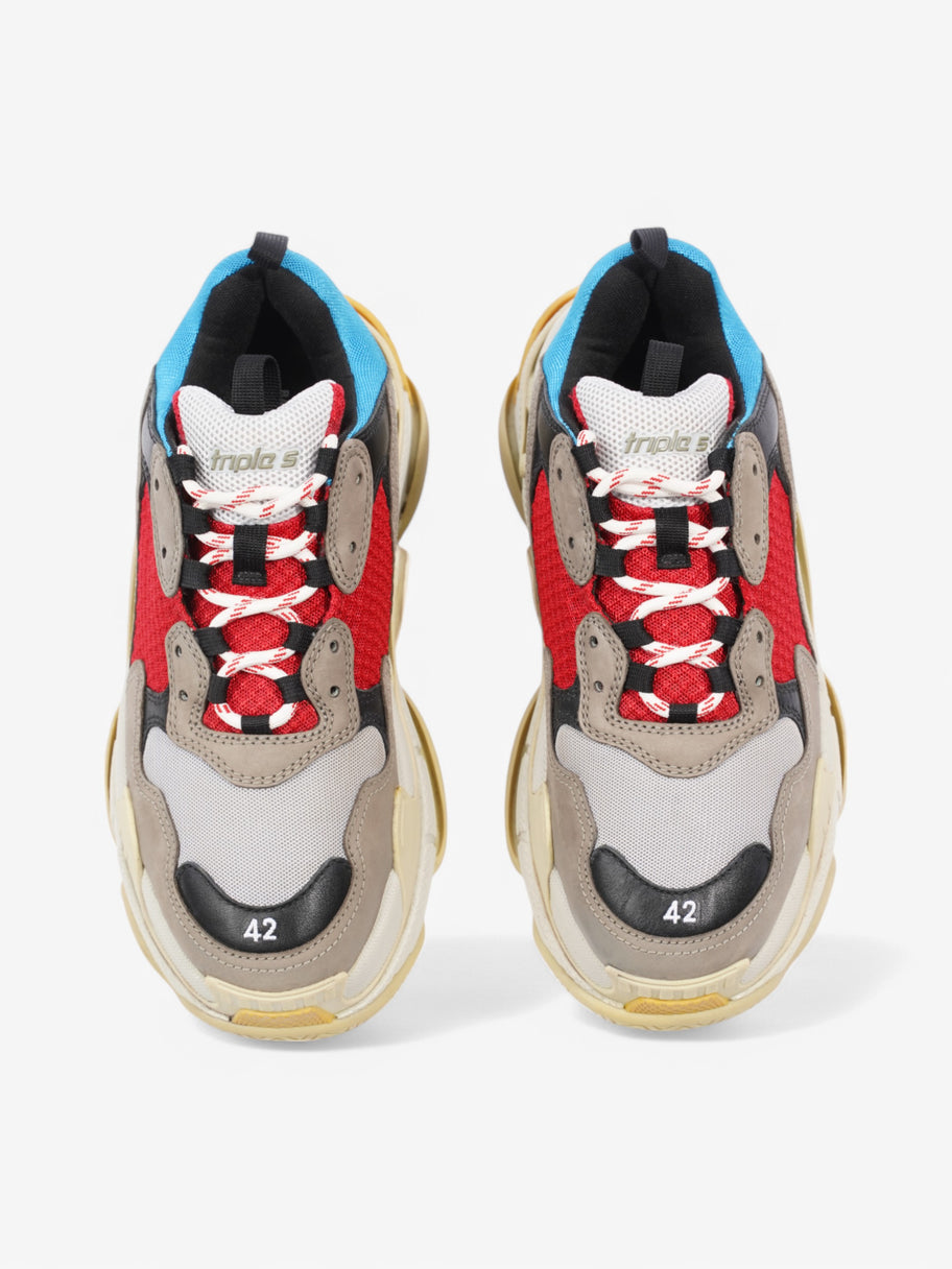 Balenciaga Triple S Grey / Red / Blue Mesh EU 42 UK 8 Image 8