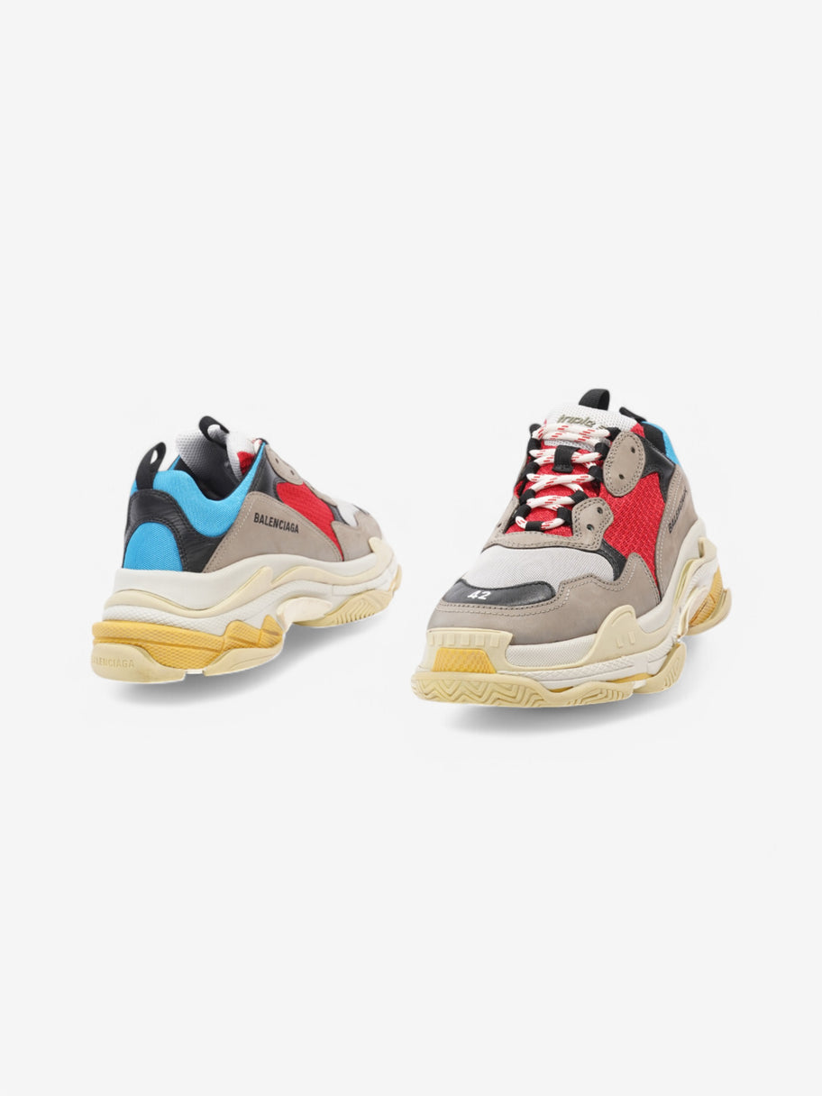 Balenciaga Triple S Grey / Red / Blue Mesh EU 42 UK 8 Image 9