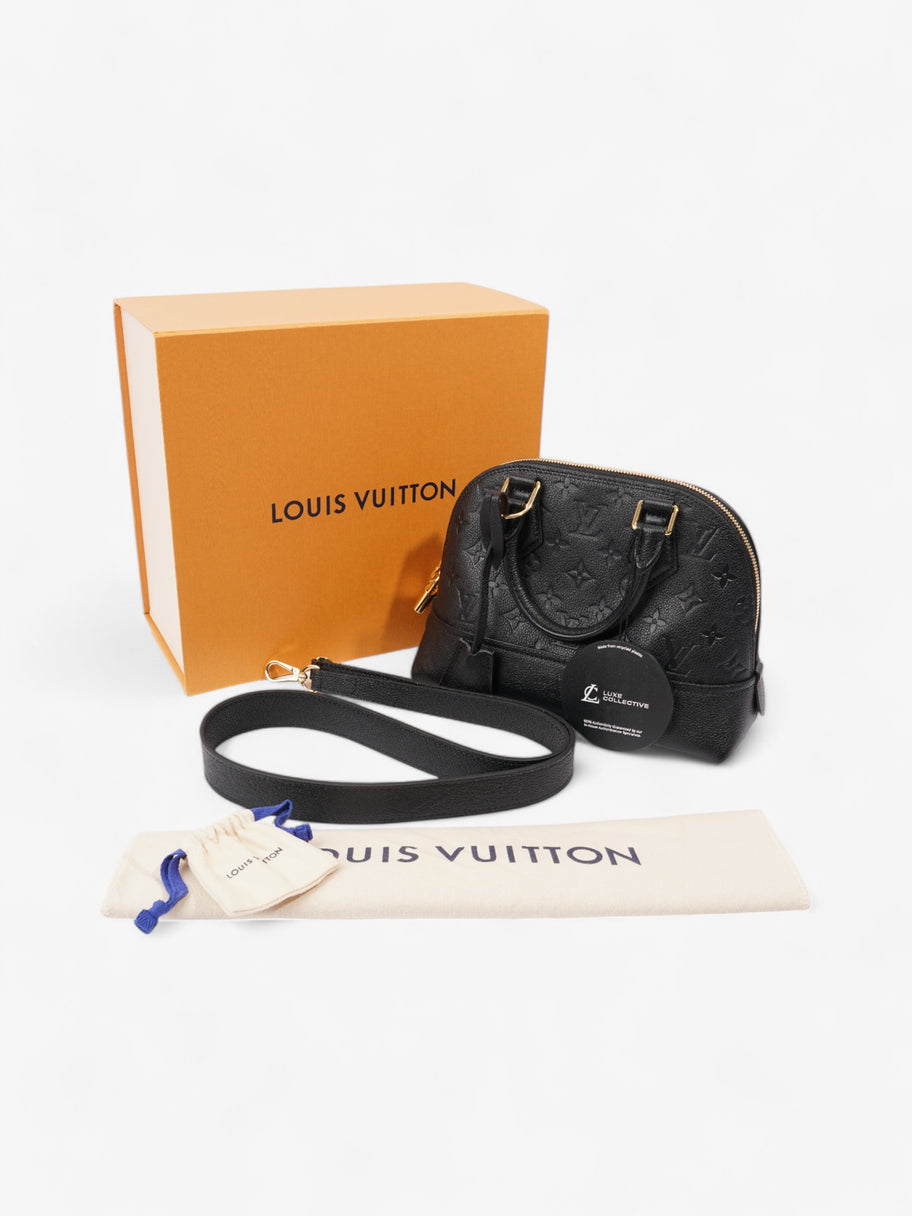 Louis Vuitton Alma Monogram Empreinte / Black Empreinte Leather BB Image 10