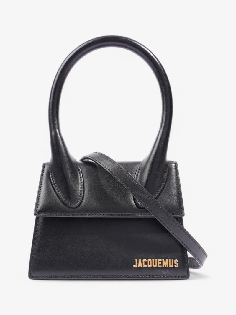  Jacquemus Le Chiquito Black Leather Moyen