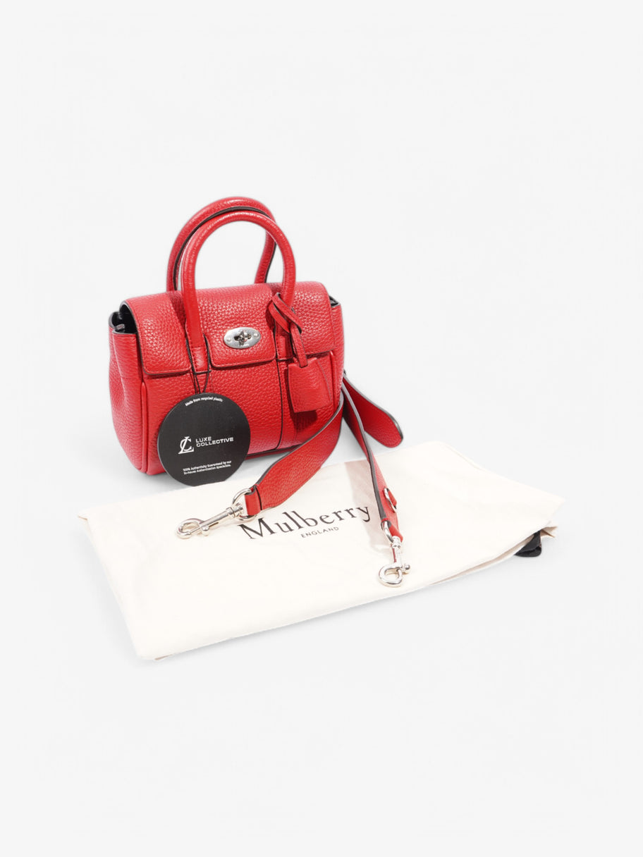 Mulberry Mini Bayswater Red Leather Image 10