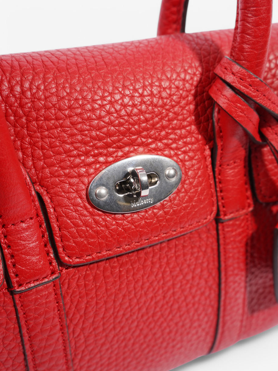 Mulberry Mini Bayswater Red Leather Image 7