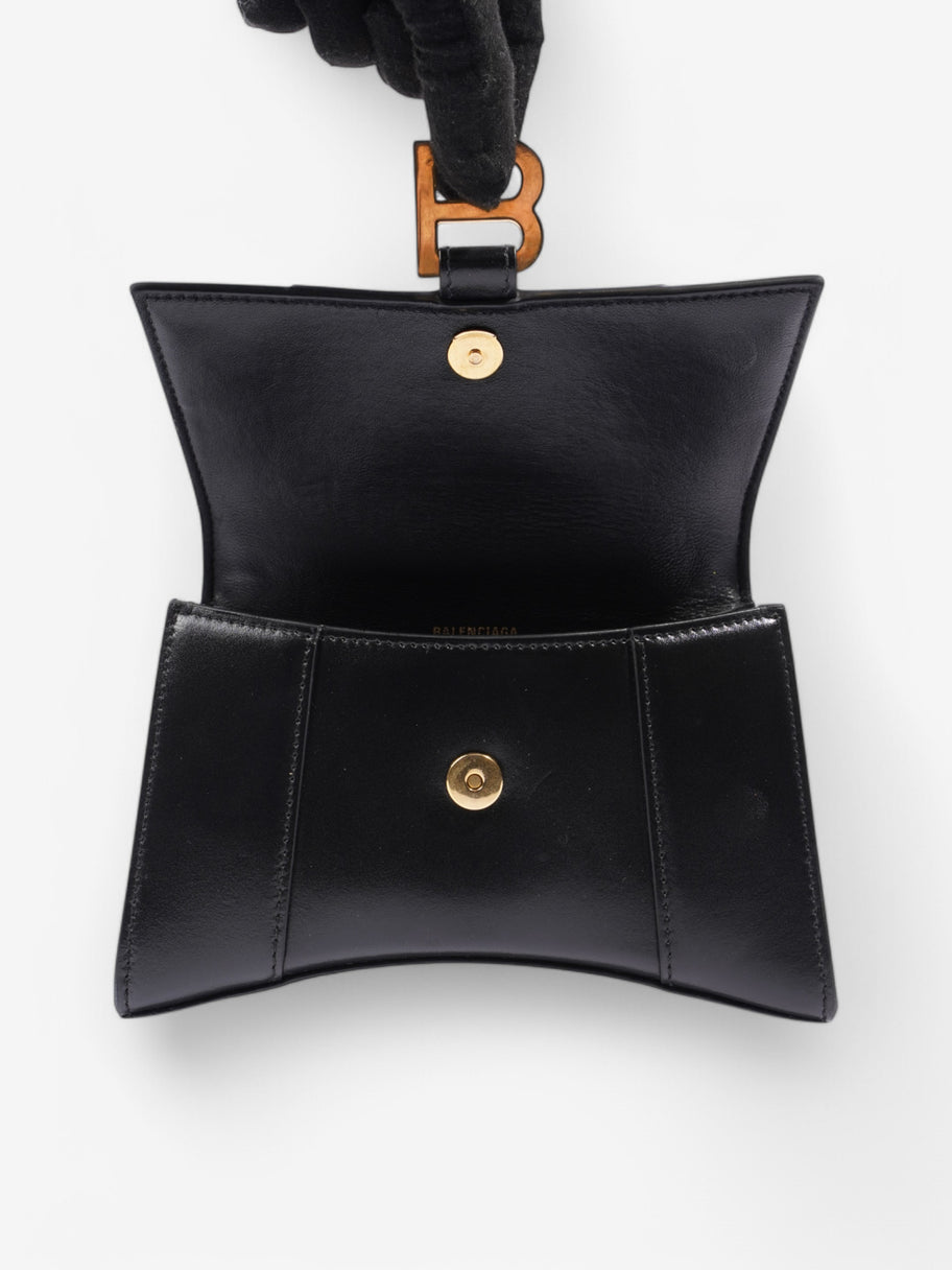 Balenciaga Hourglass Black Calfskin Leather XS Image 8