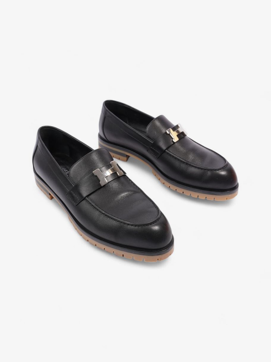 Hermes Faubourg Loafers Black Leather EU 41 UK 8 Image 2
