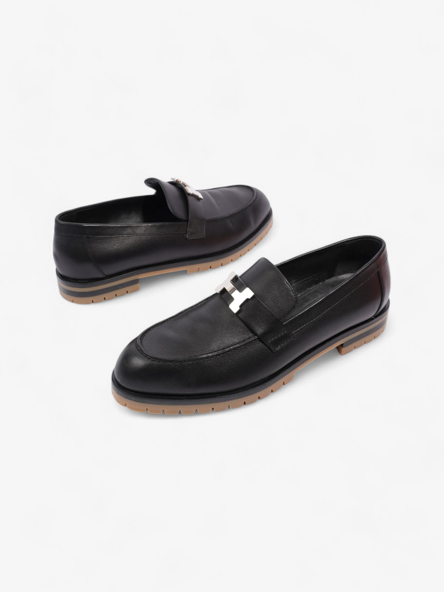 Hermes Faubourg Loafers Black Leather EU 41 UK 8 Image 9