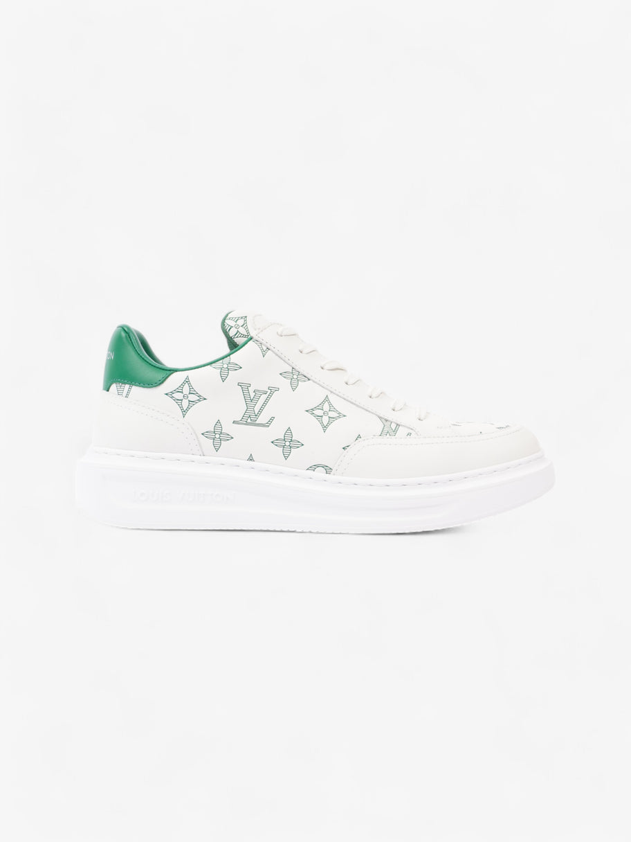 Louis Vuitton Beverley Hills White  / Green Leather EU 41.5 UK 7.5 Image 1