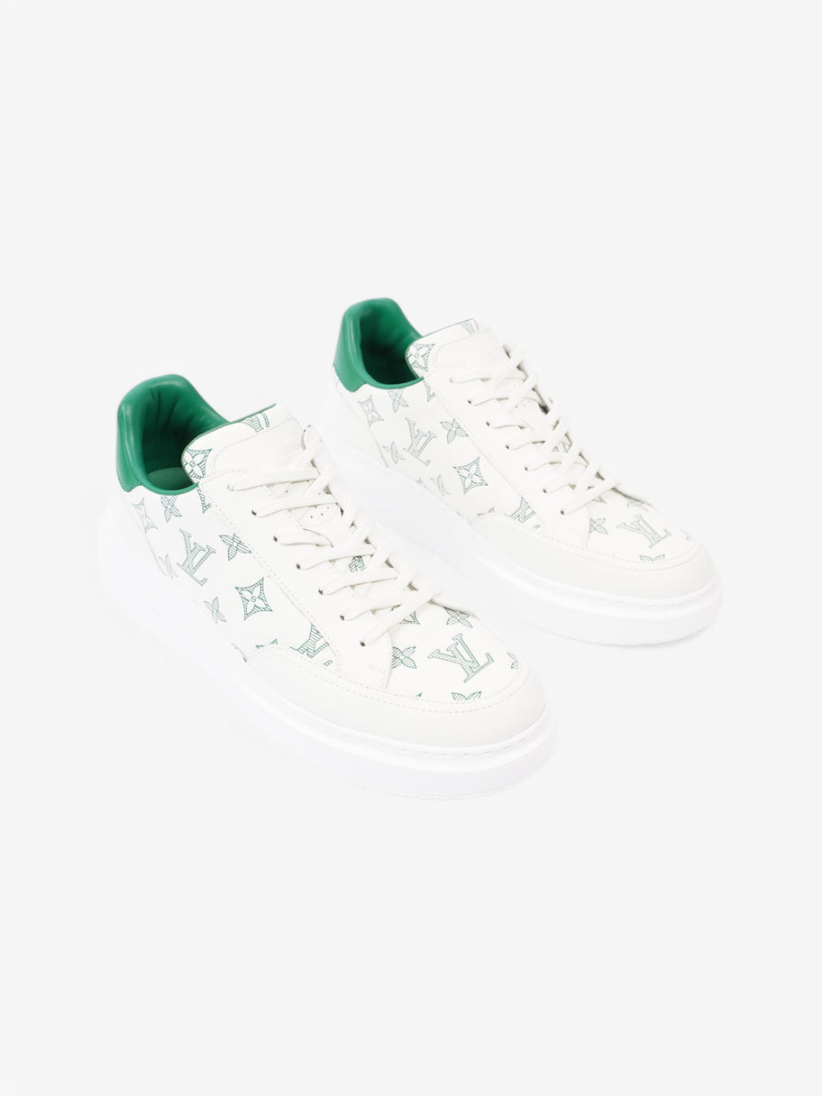 Louis Vuitton Beverley Hills White  / Green Leather EU 41.5 UK 7.5 Image 2