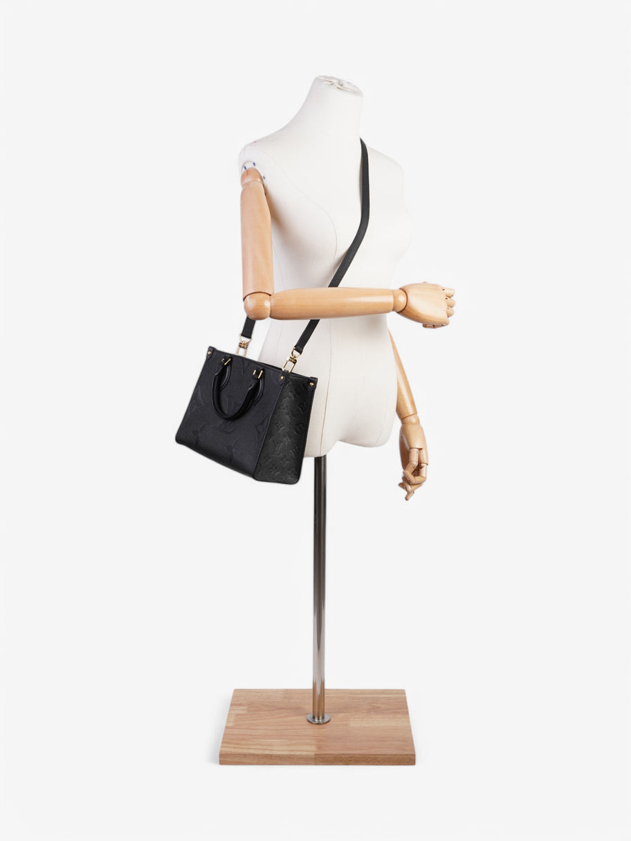 Louis Vuitton On the go Black Embossed Leather MM Image 2