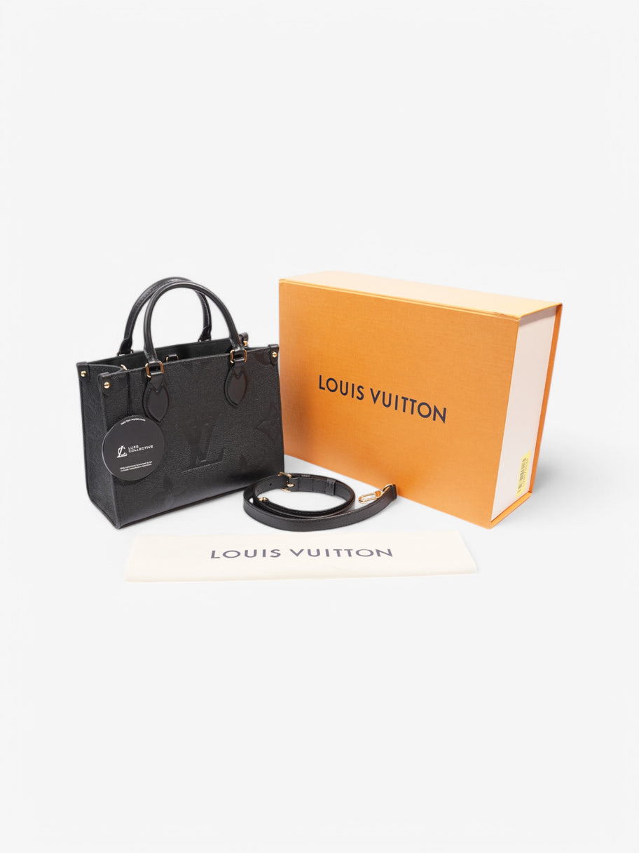 Louis Vuitton On the go Black Embossed Leather MM Image 9