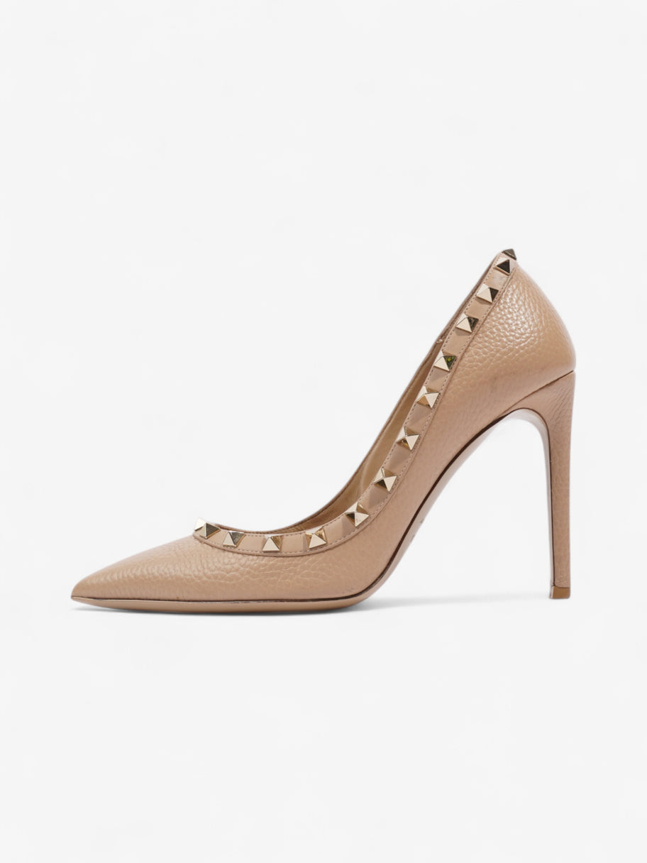 Valentino Rockstud Heels 100 Beige Leather EU 37 UK 4 Image 5