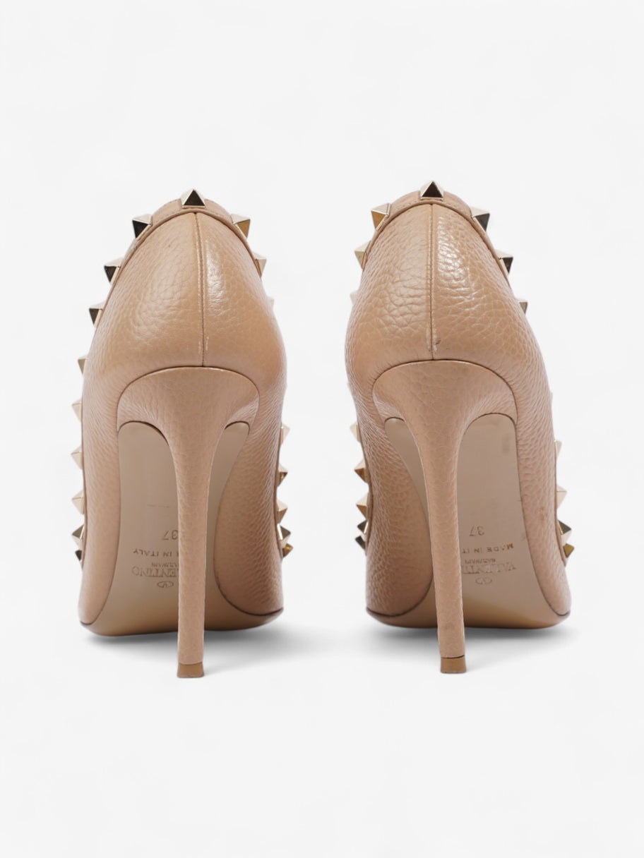 Valentino Rockstud Heels 100 Beige Leather EU 37 UK 4 Image 6