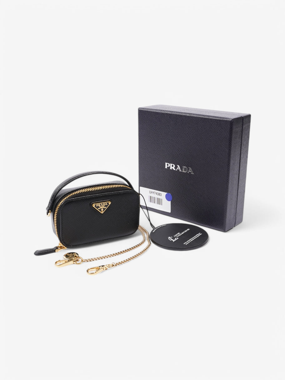 Prada Mini Pouch Black Saffiano Leather Image 10