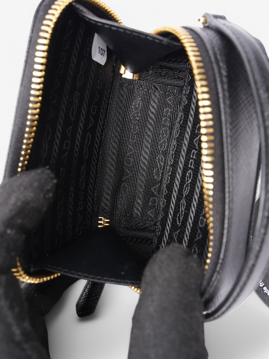 Prada Mini Pouch Black Saffiano Leather Image 9