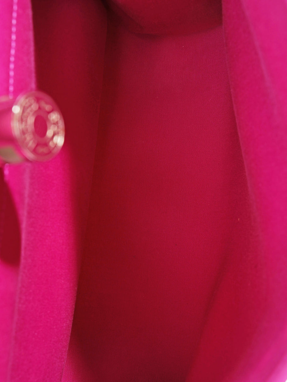 Hermes Her bag Pink / Brown Canvas Image 8