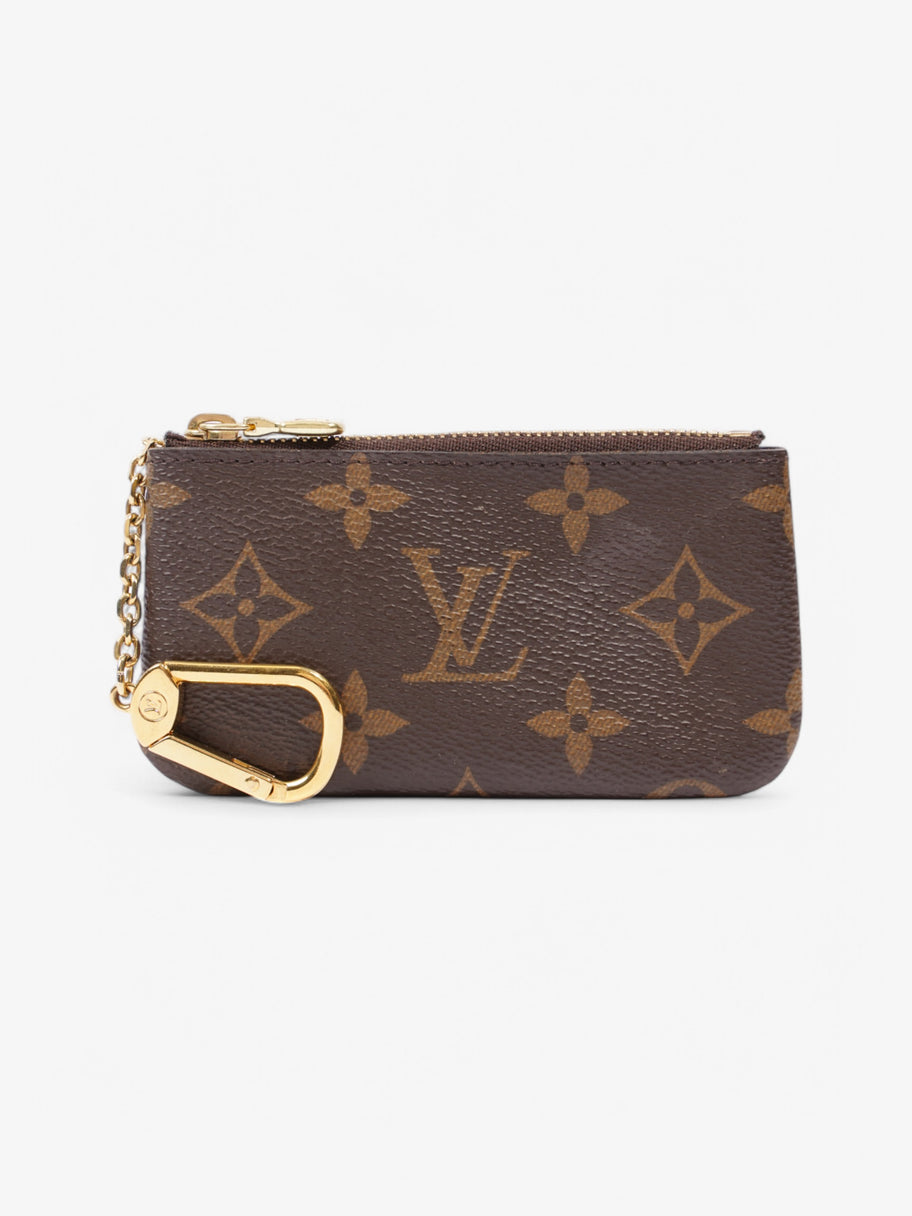 Louis Vuitton Key Pouch Monogram / Gold Coated Canvas Image 1