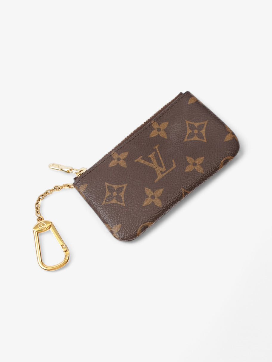 Louis Vuitton Key Pouch Monogram / Gold Coated Canvas Image 3