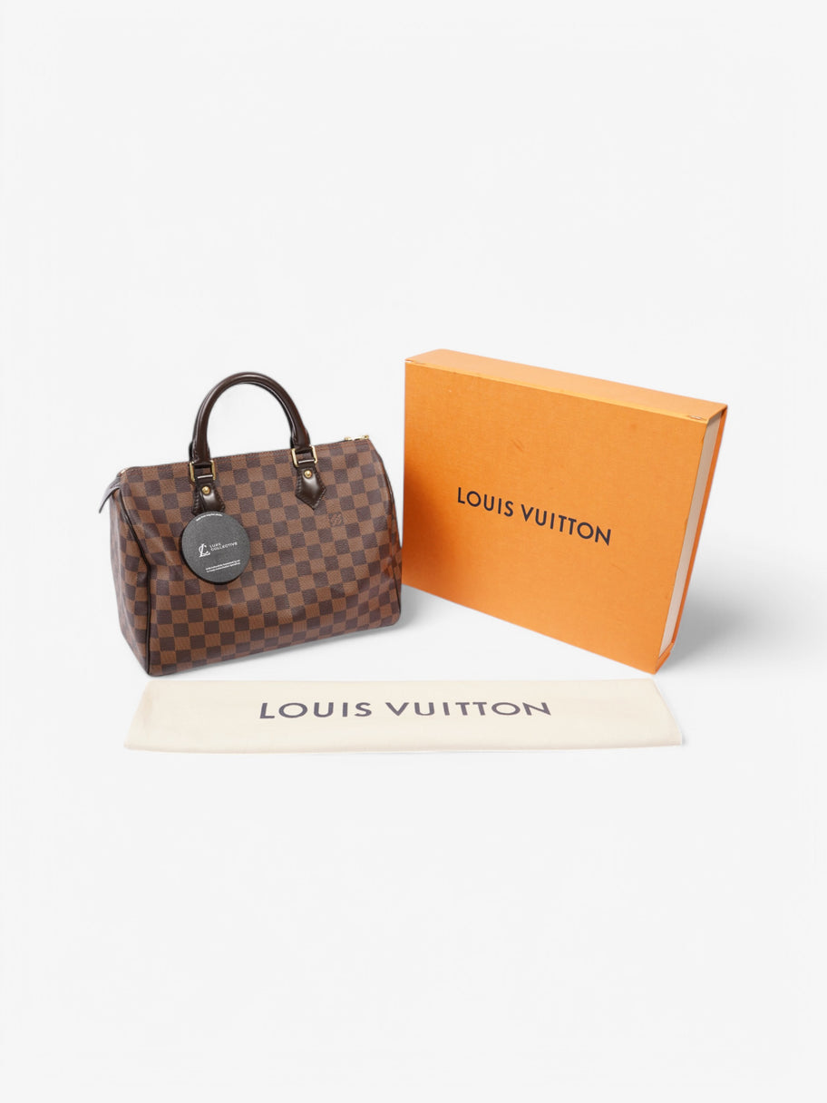 Louis Vuitton Speedy Damier Ebene Coated Canvas 30 Image 9