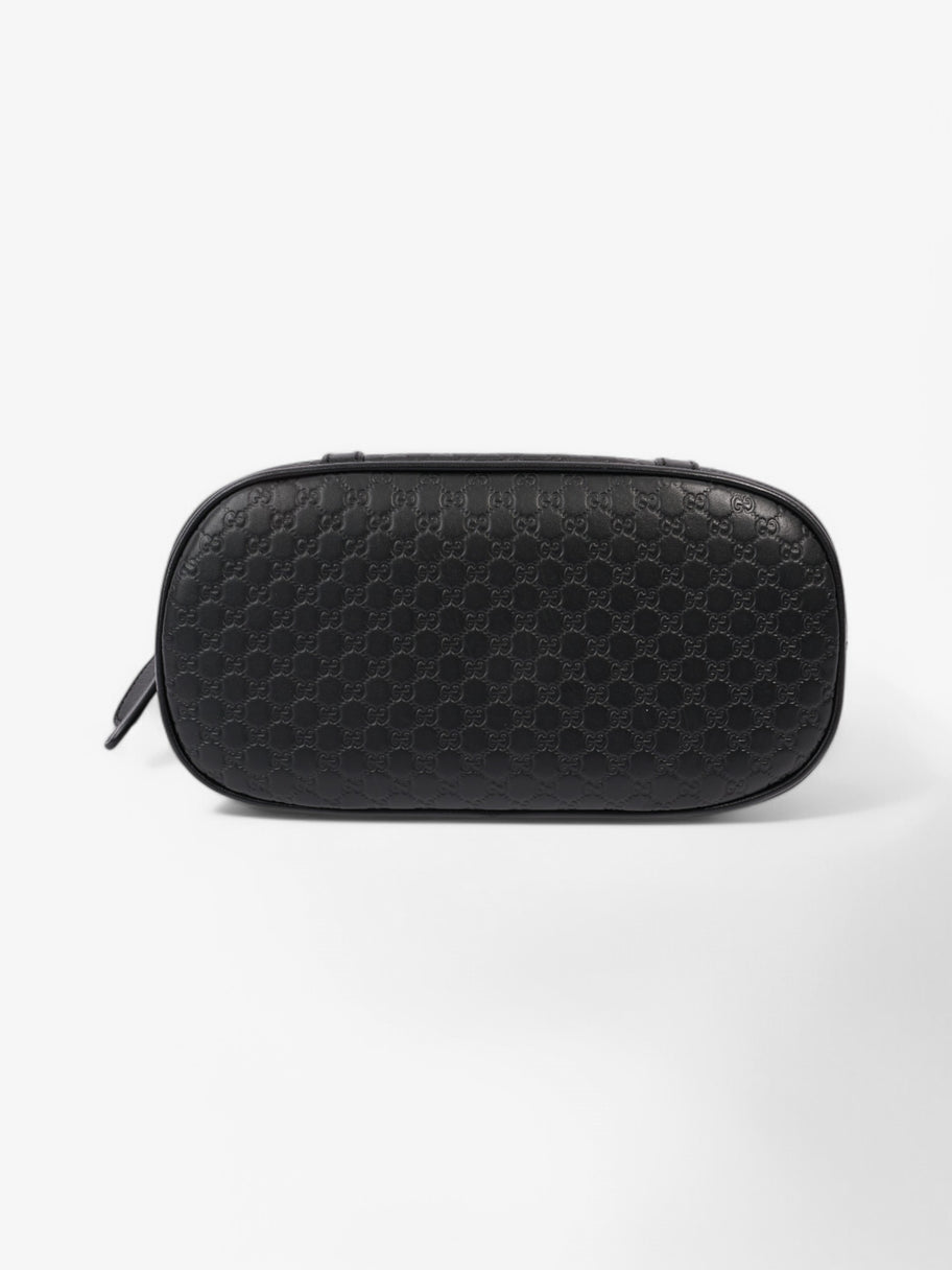 Gucci Microguccissima Dome Bag Black Embossed Leather Mini Image 6