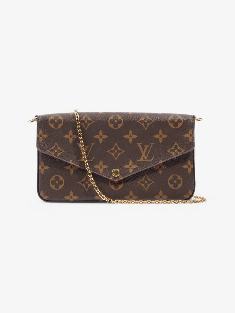  Louis Vuitton Pochette Felicie Monogram Coated Canvas