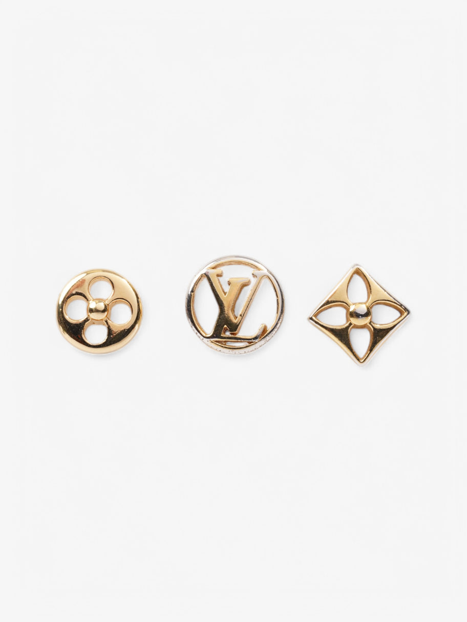Louis Vuitton Crazy In Lock Earrings Set Gold Base Metal Image 1