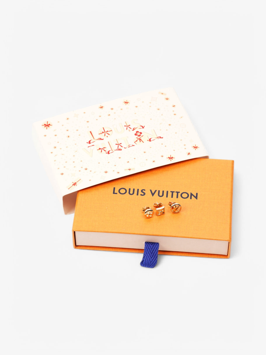 Louis Vuitton Crazy In Lock Earrings Set Gold Base Metal Image 8