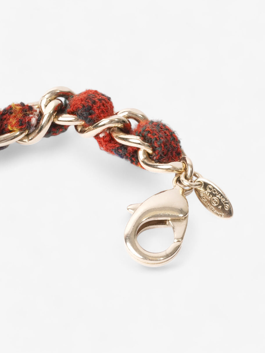 Chanel CC Double Necklace Gold / Tartan Base Metal Image 4