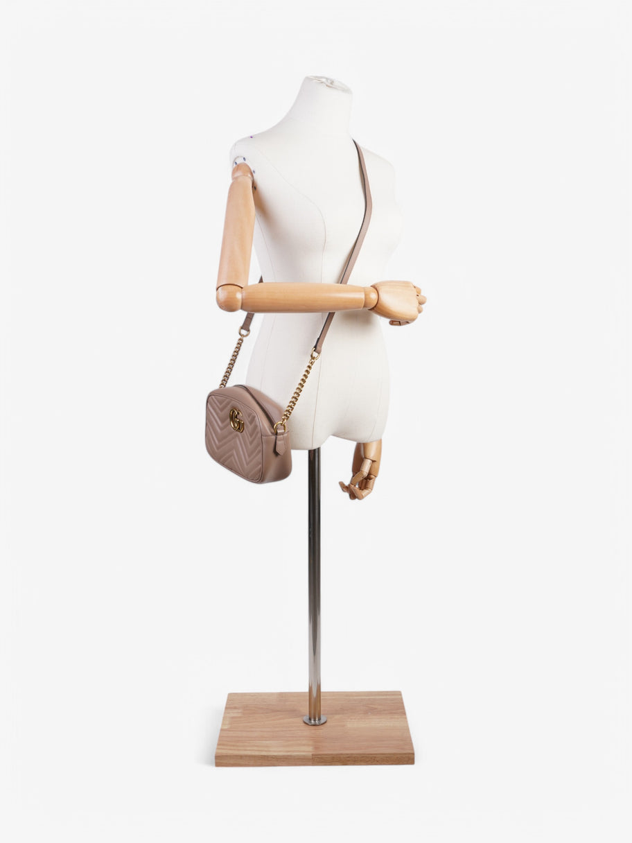 Gucci Marmont Zip Dusty Pink Matelasse Leather Small Image 2