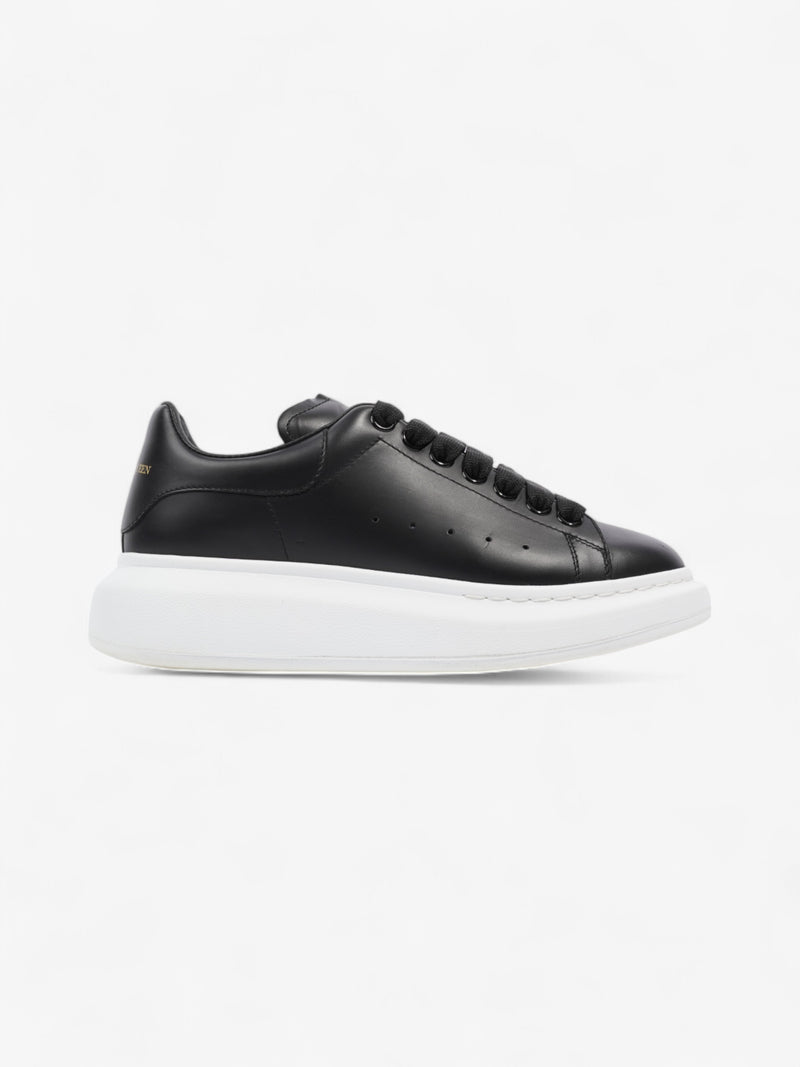  Alexander McQueen Oversized Sneakers Black Leather EU 37.5 UK 4.5