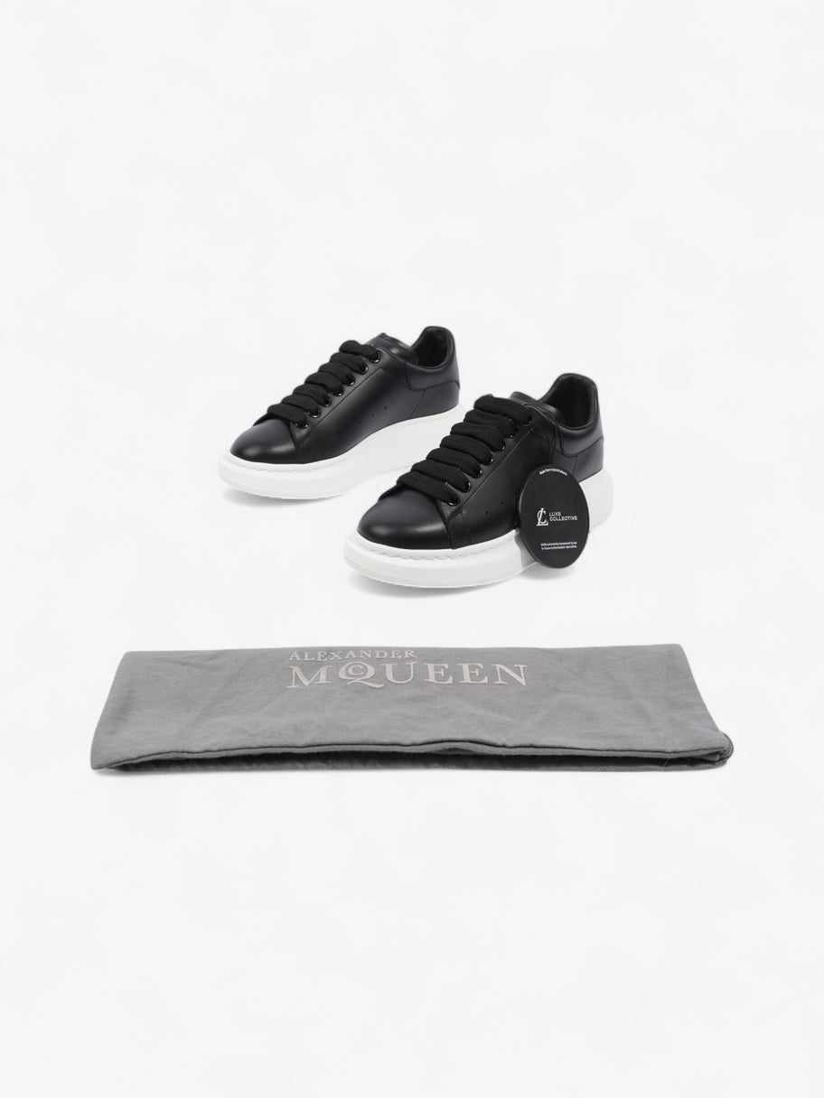 Alexander McQueen Oversized Sneakers Black Leather EU 37.5 UK 4.5 Image 10