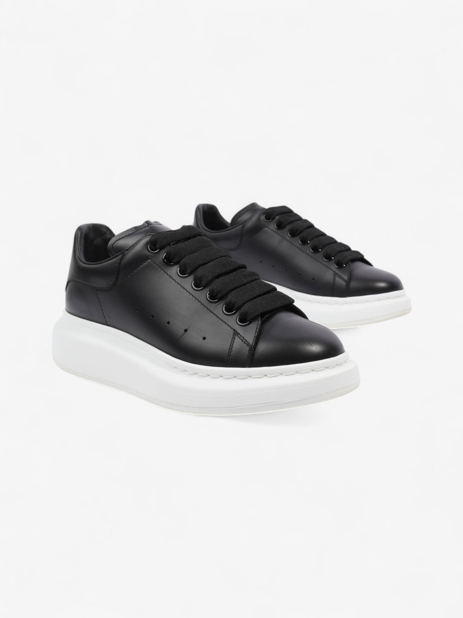Alexander McQueen Oversized Sneakers Black Leather EU 37.5 UK 4.5 Image 2