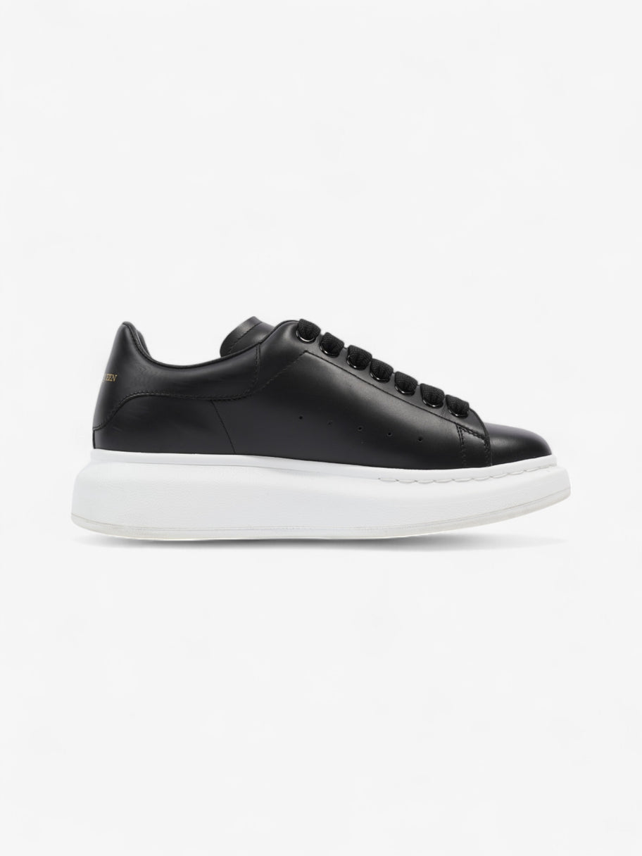 Alexander McQueen Oversized Sneakers Black Leather EU 37.5 UK 4.5 Image 4