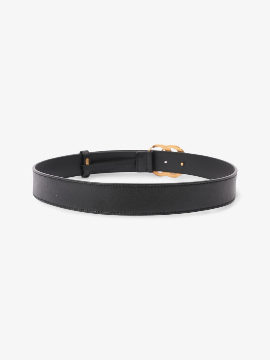 Gucci GG Marmont Belt Black / Gold Leather 75cm / 30