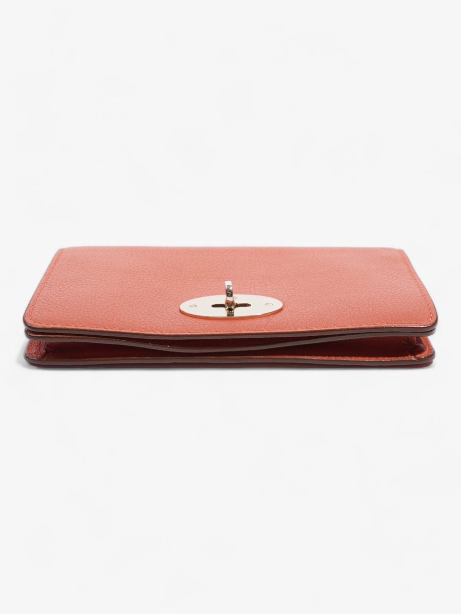Mulberry Bayswater Clutch Wallet Burnt Orange Grained Leather Image 6