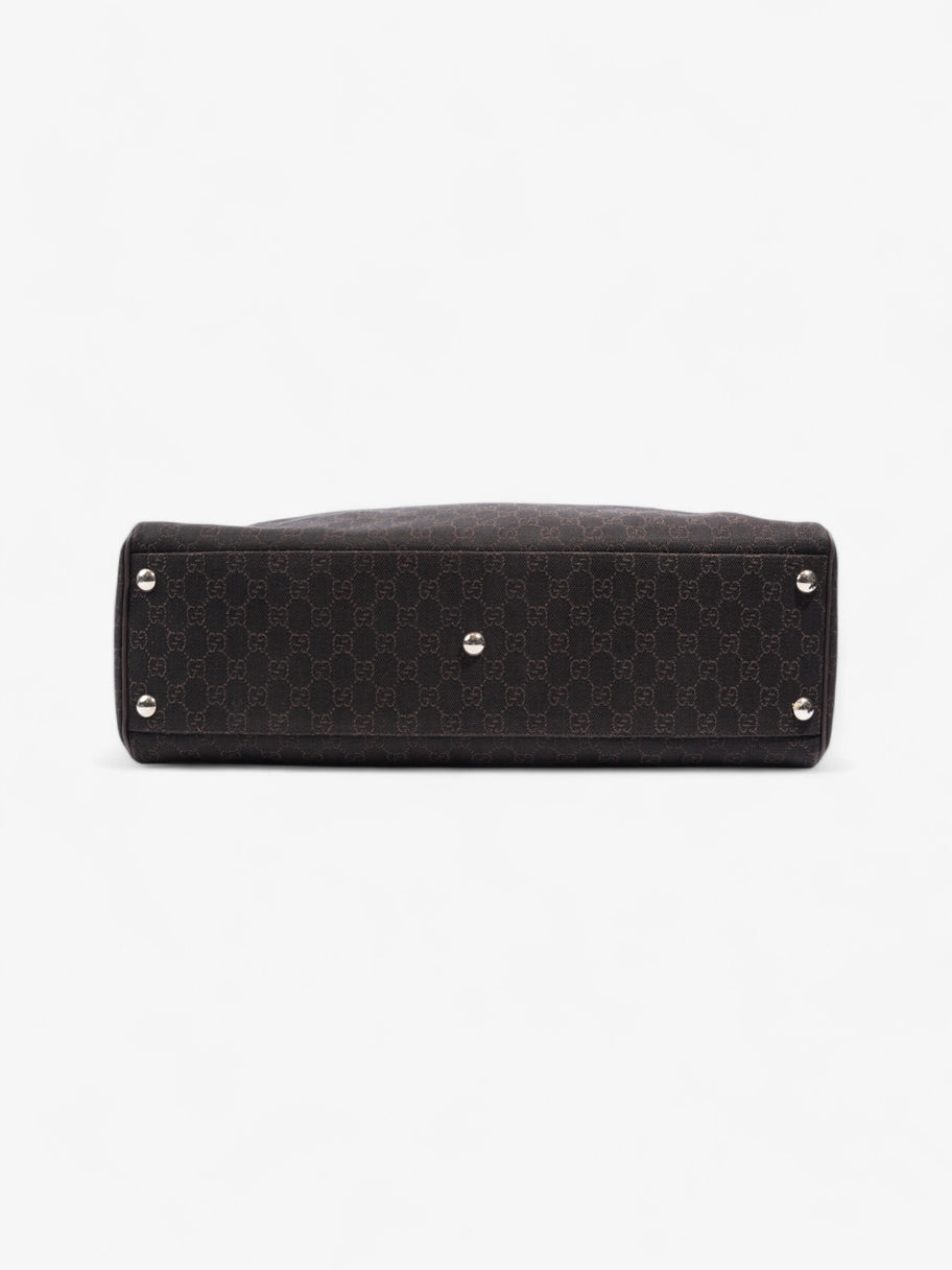 Gucci Boston Travel Bag GG Supreme / Brown Canvas Image 6