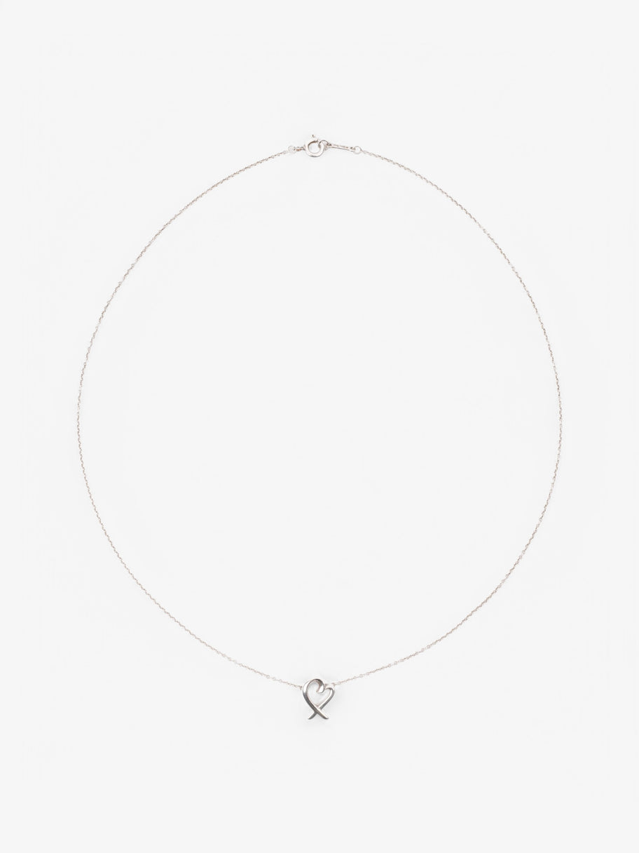 Tiffany and Co Paloma Picasso Loving Heart Necklace Silver Silver Sterling One size Image 1