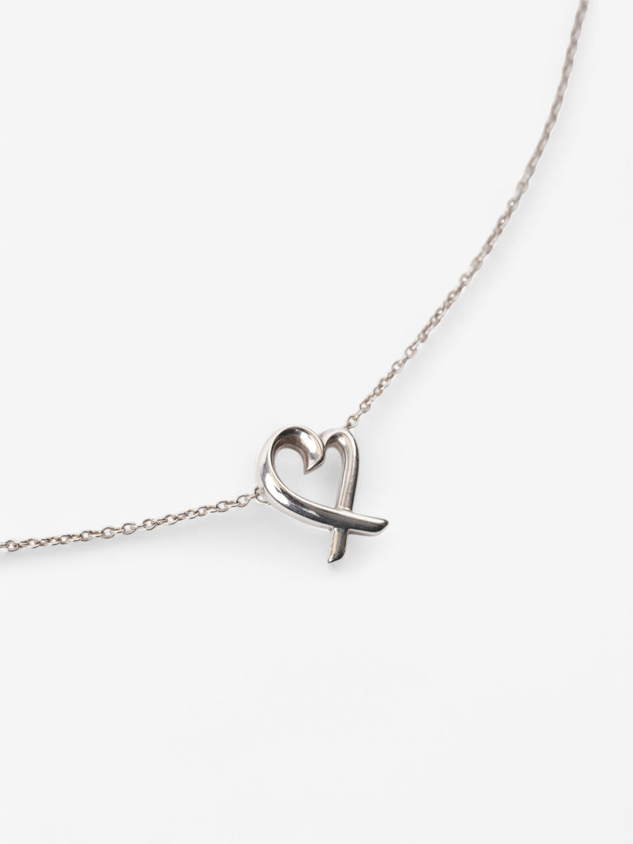 Tiffany and Co Paloma Picasso Loving Heart Necklace Silver Silver Sterling One size Image 2
